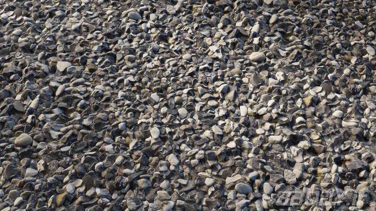 متریال سنگ ریزه تزئینی ground decorative gravel عکس 1